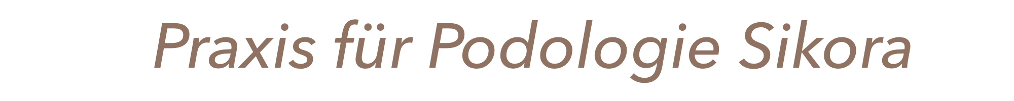 Praxis für Podologie Sikora